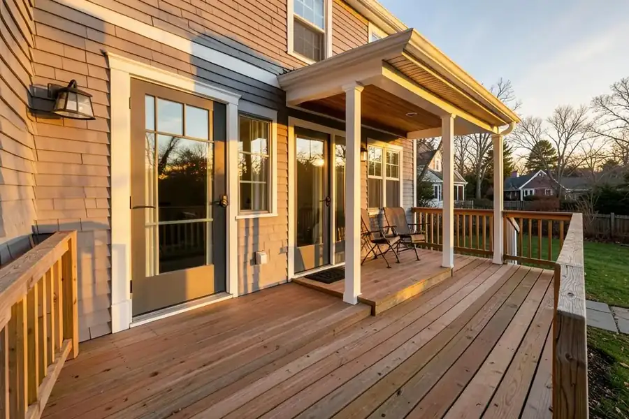 Deck & Porch services by Santiago Construction Inc. in Massachusetts